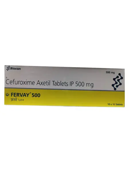 Cefuroxime Axetil Tablets IP – Fervay